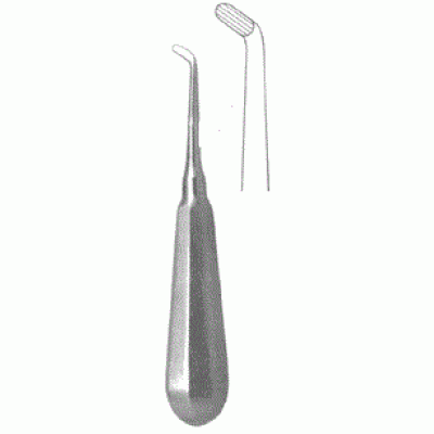 Э-40 Dental elevator angular left-handed LONDON HOSPITAL.
